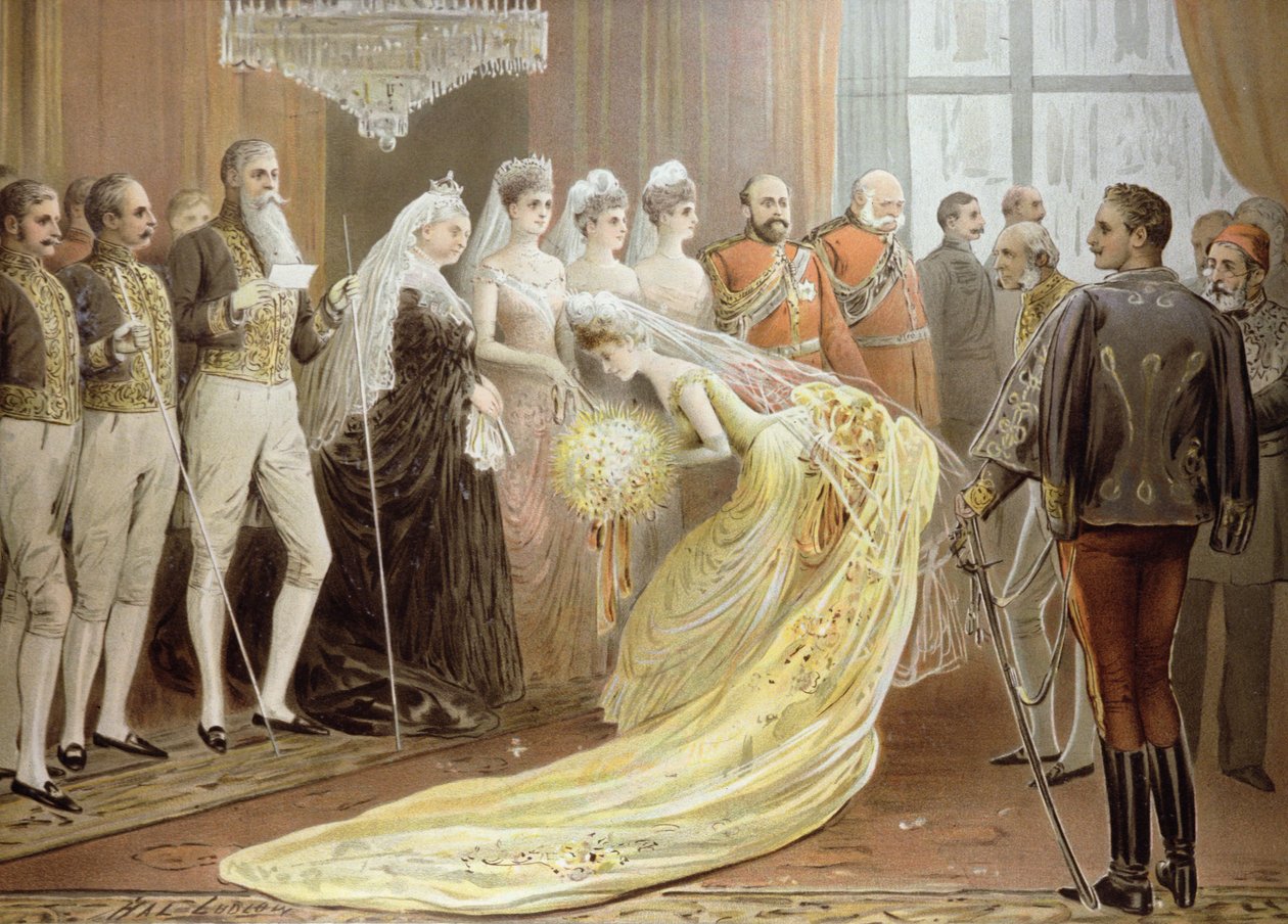 Jubilee Drawing Room，来自&39;The Illustrated London News&39;，1887年5月21日 作者 亨利·斯蒂芬·鲁德洛