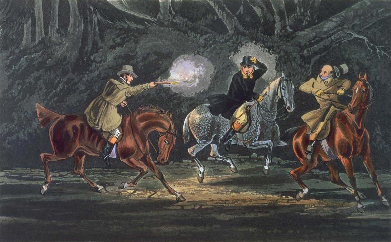 由E. Duncan，酒吧提供的支持和交付。 1851年由R. Ackermann（aquatint） 作者 亨利·托马斯·阿尔肯