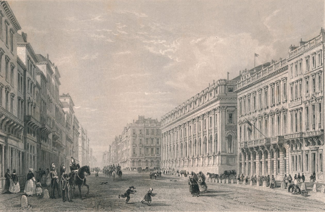 波尔多Rue du Chapeau Rouge，19世纪中叶。 作者 亨利·阿德拉德