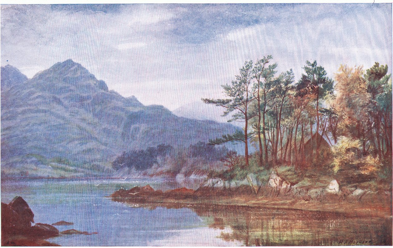 Gougane-Barra，来自Hutchinson的“美丽的英国酒吧”，来自Hutchinson＆Co，c.1920 作者 亨利·阿尔伯特·哈特兰
