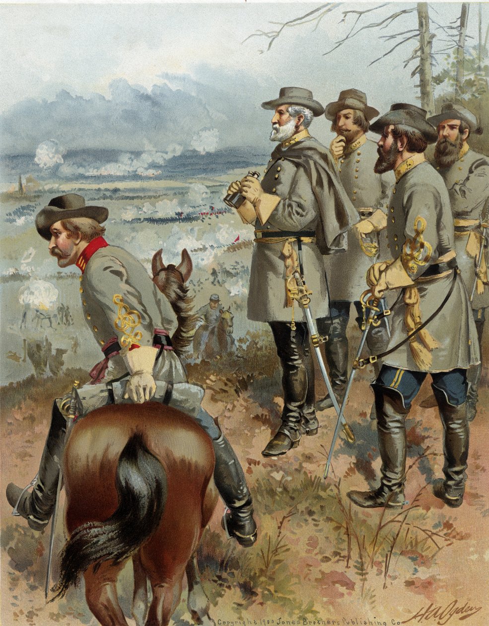 创Robt。 E. Lee，弗雷德里克斯堡，12月13,1862，酒吧。 1900 作者 亨利·亚历山大·奥格登