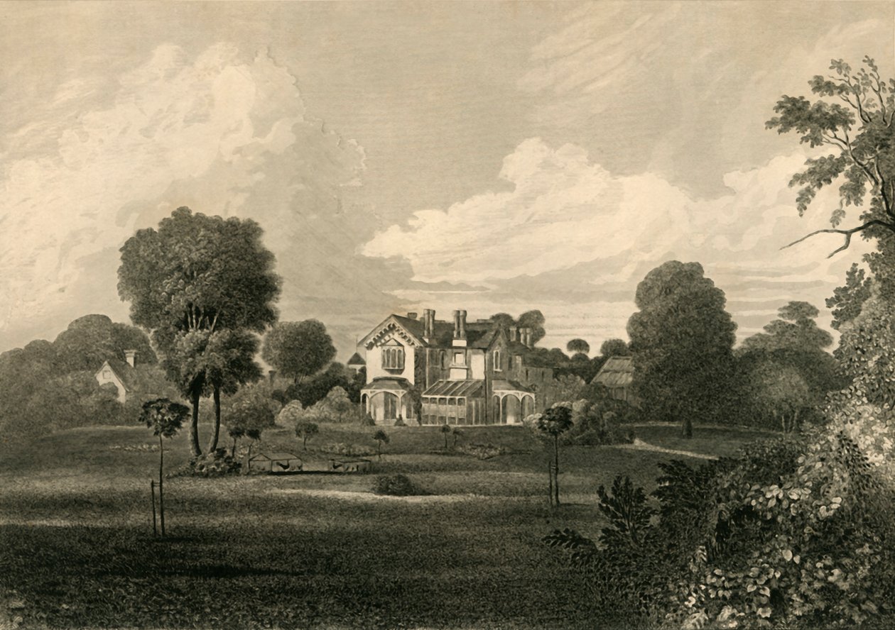 Dulany Cottage"，1835年。 作者 亨利·亚历山大·奥格