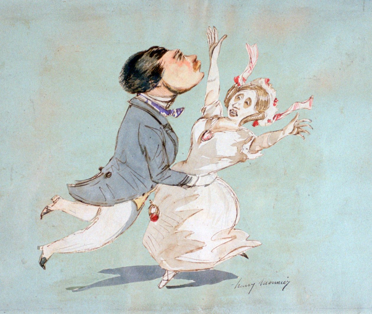 一对，c1825-1877 作者 亨利·邦纳维特·蒙尼尔