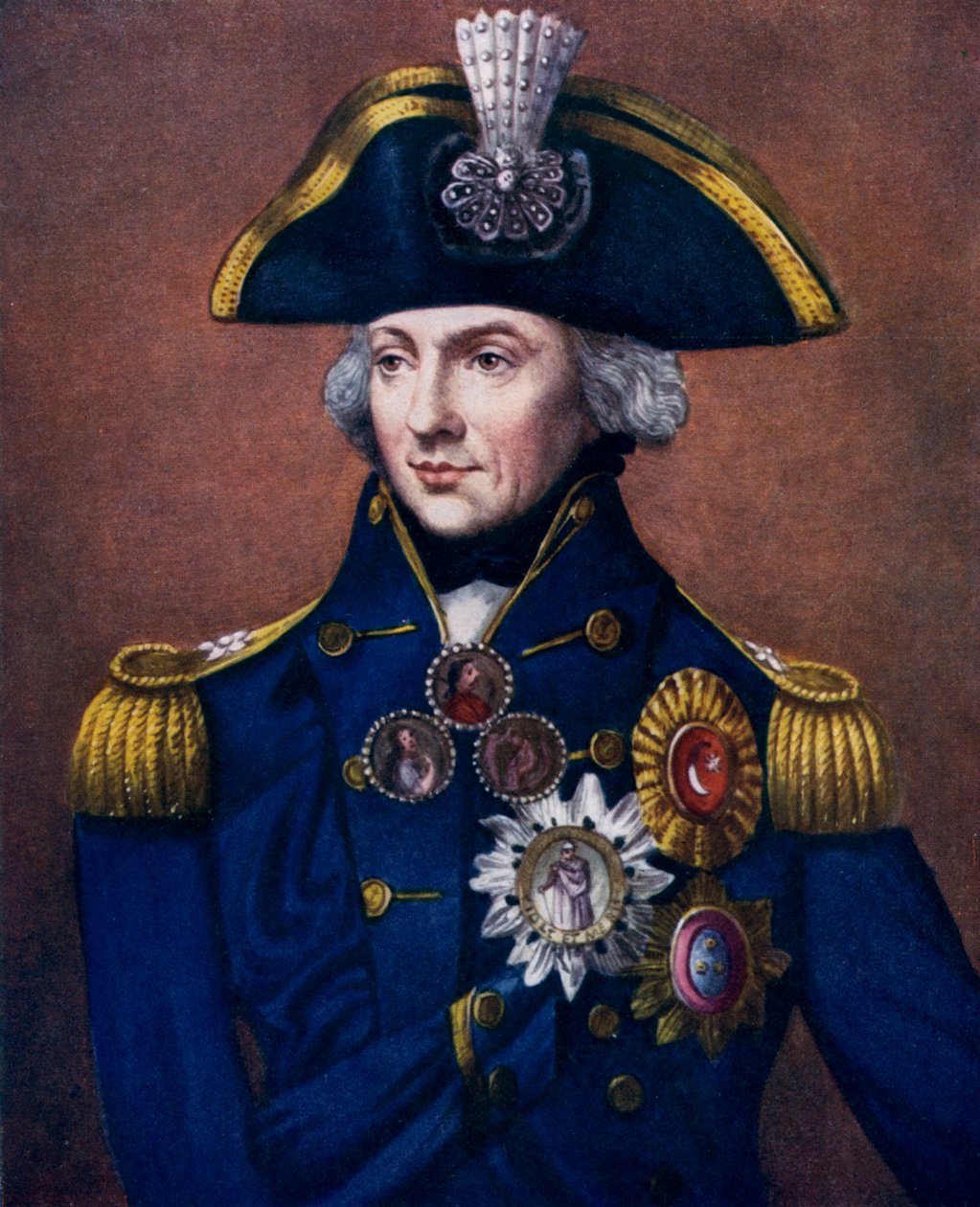 海军上将霍拉肖-纳尔逊爵士》，1798-1799，约1920年 作者 亨利·伯恩