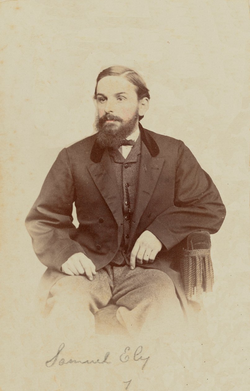 塞缪尔-伊利的特写肖像，1862-1869。 作者 亨利·C·菲利普斯