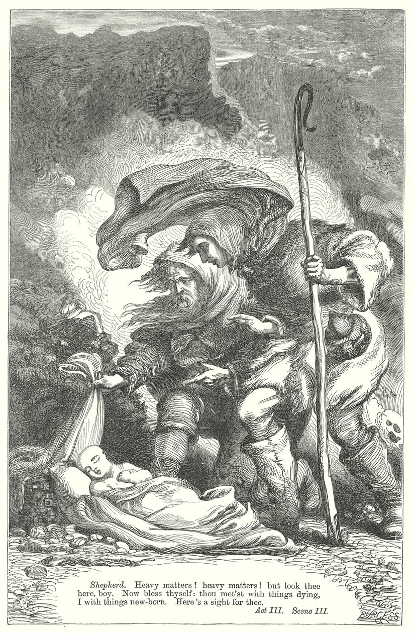 冬天的故事》（版画） 作者 亨利·考特尼（之后）塞卢斯