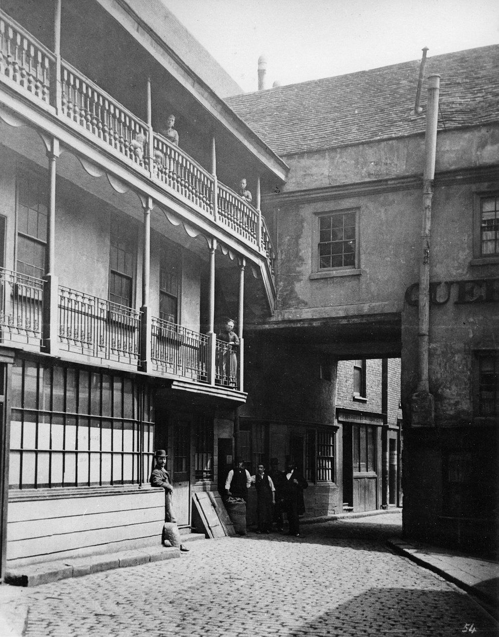 Queen&39;s Head Inn，Southwark，c.1881 作者 亨利·迪克森