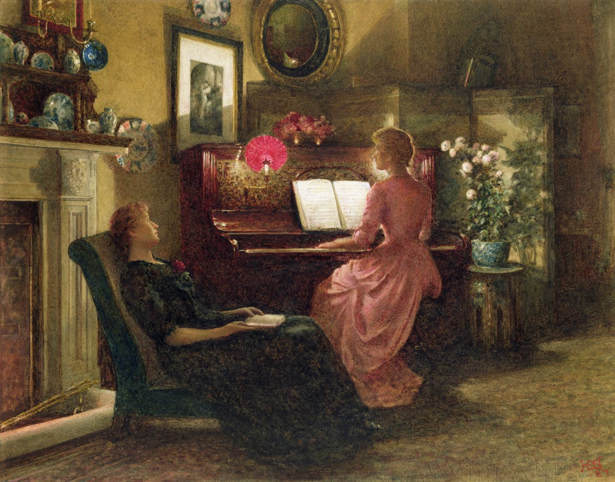 Home Sweet Home，1887（wc） 作者 亨利·邓金·谢泼德