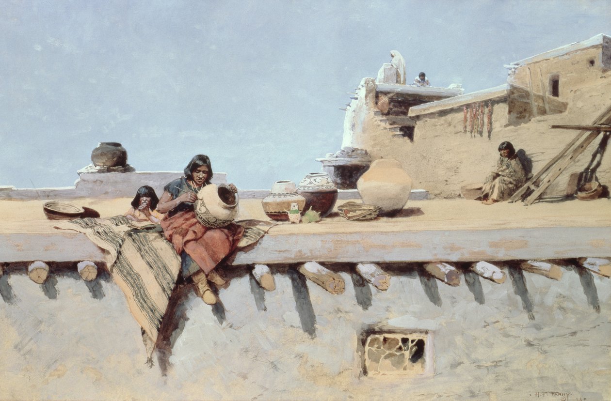 彩绘壶，1880年 作者 亨利·弗朗索瓦·法尼