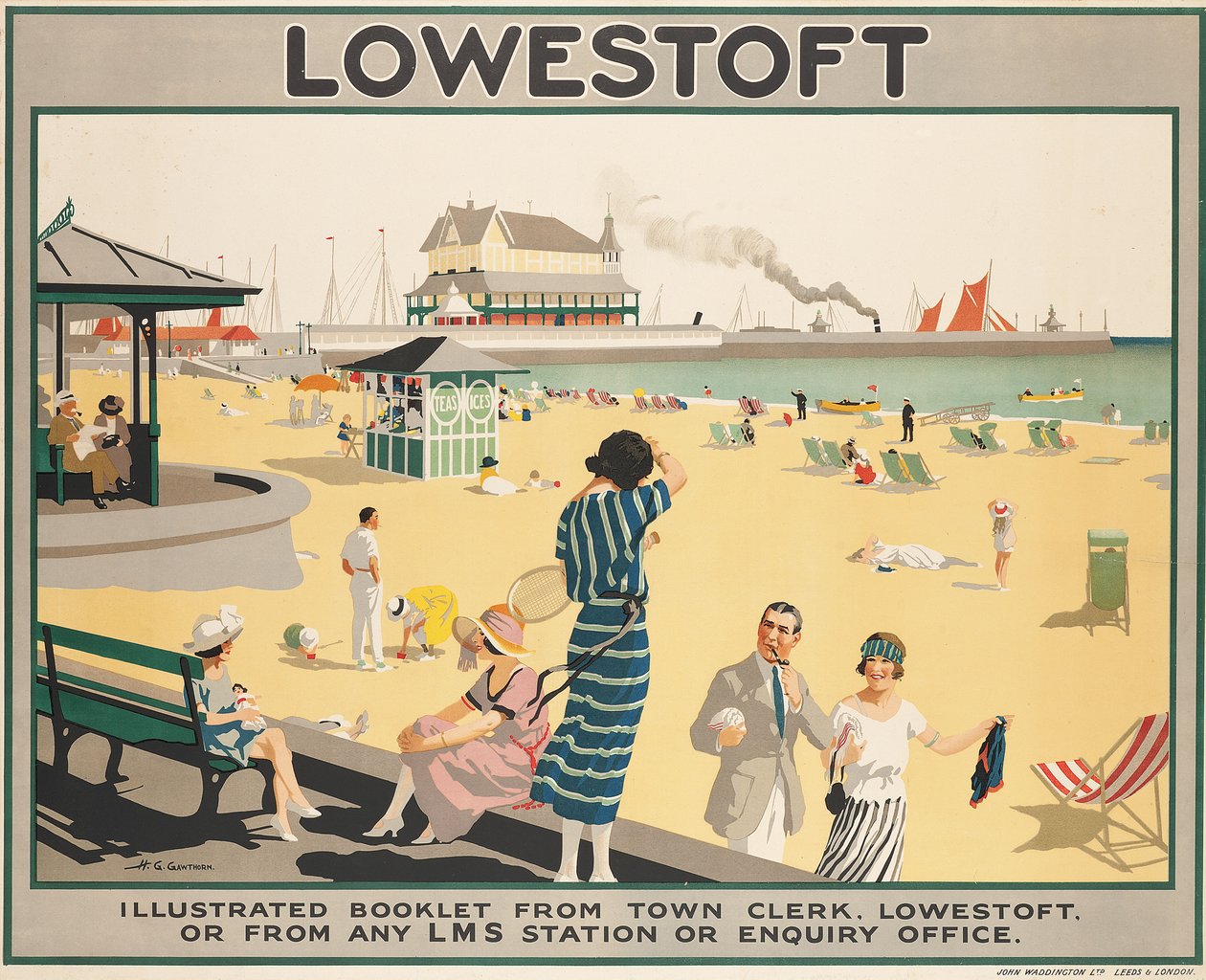 海报广告Lowestoft 作者 亨利·乔治·高索恩