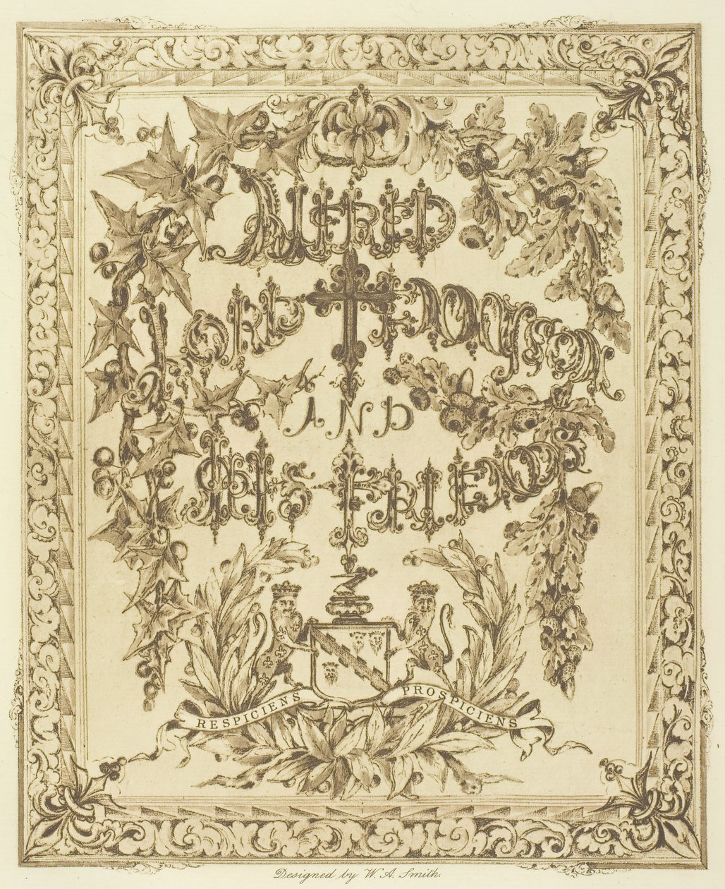 扉页，约1893年。 作者 亨利·赫歇尔·海·卡梅隆