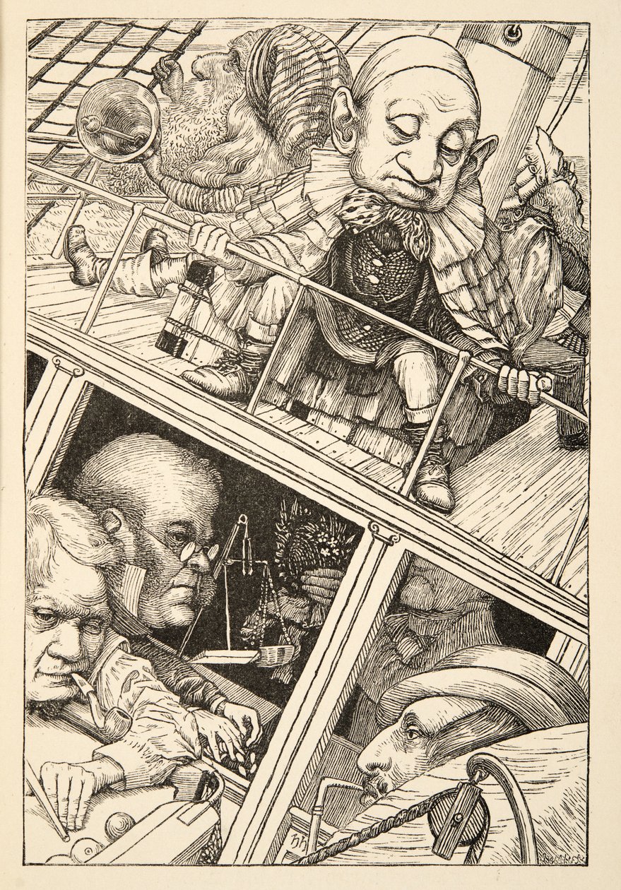 他完全忘记了他的名字，“来自The Snark of the Snark，一种八仙的痛苦”，由Lewis Carroll，酒吧。 1876年 作者 亨利·假日