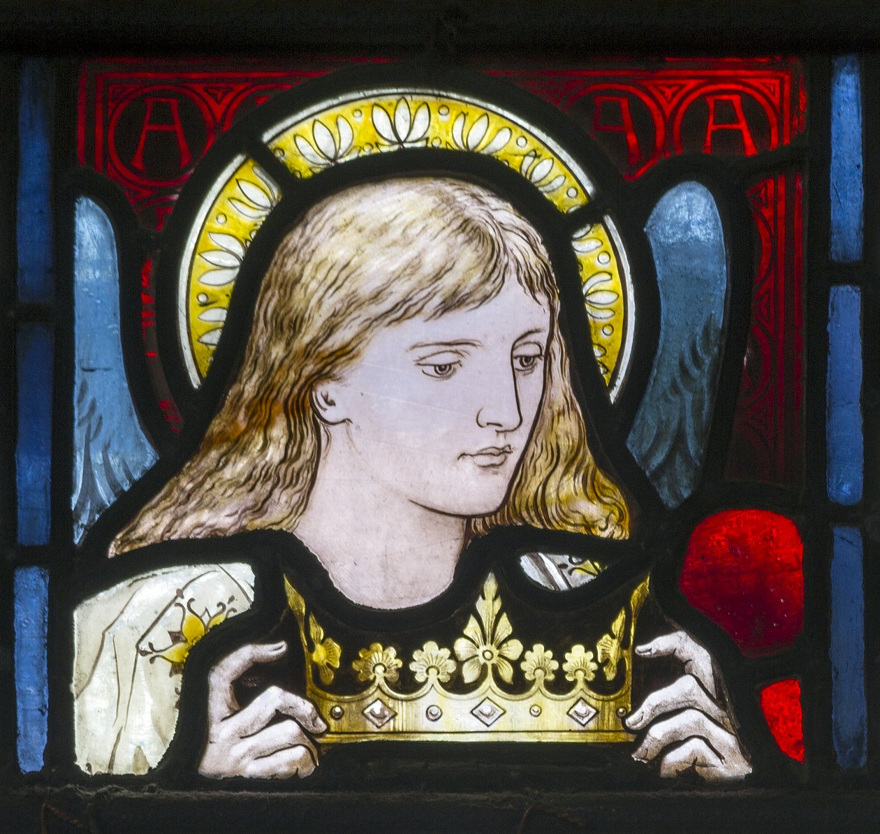 Kirkstall，St Stephen，Heaton Butler＆Bayne，Henry Holiday，少女团长，1870年 作者 亨利·假日