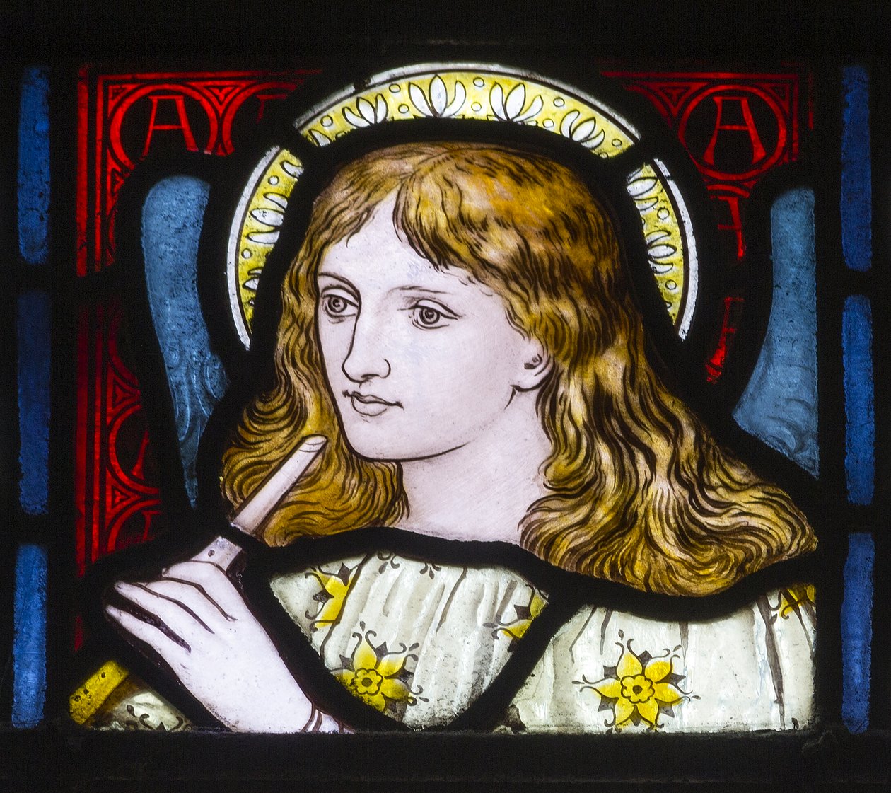 Kirkstall，St Stephen，Heaton Butler＆Bayne，Henry Holiday，少女团长，1870年 作者 亨利·假日