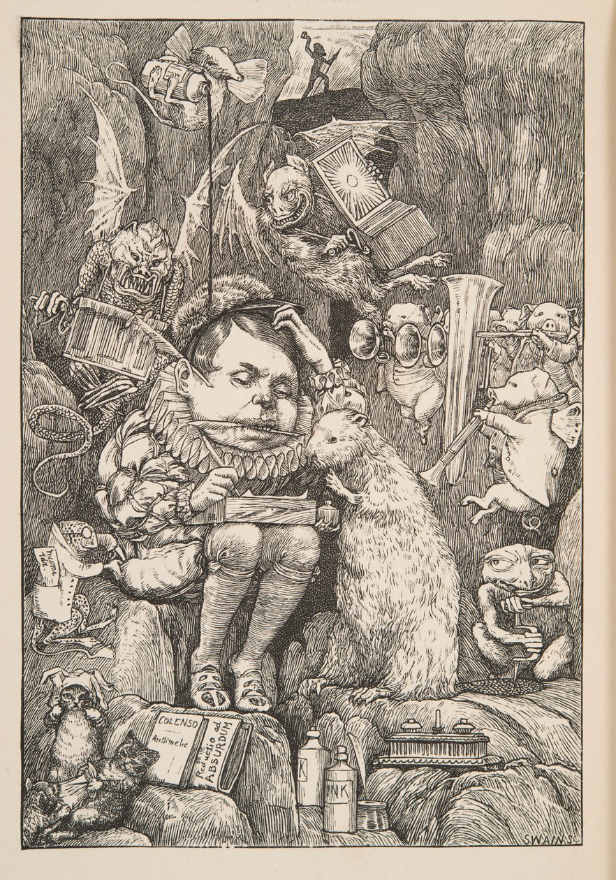The Beaver brought paper, portfolio and pens