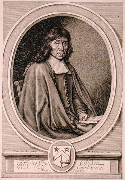 威廉-菲索恩（1656-1701）雕刻的托马斯-梅斯（1612-1706）的肖像（雕版画） 作者 亨利一世（之后）库克