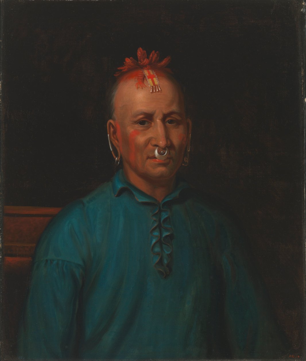 Kish-Kallo-Wa家族的阿尔刚基人-部落肖尼人，1832-1833。 作者 亨利·英曼