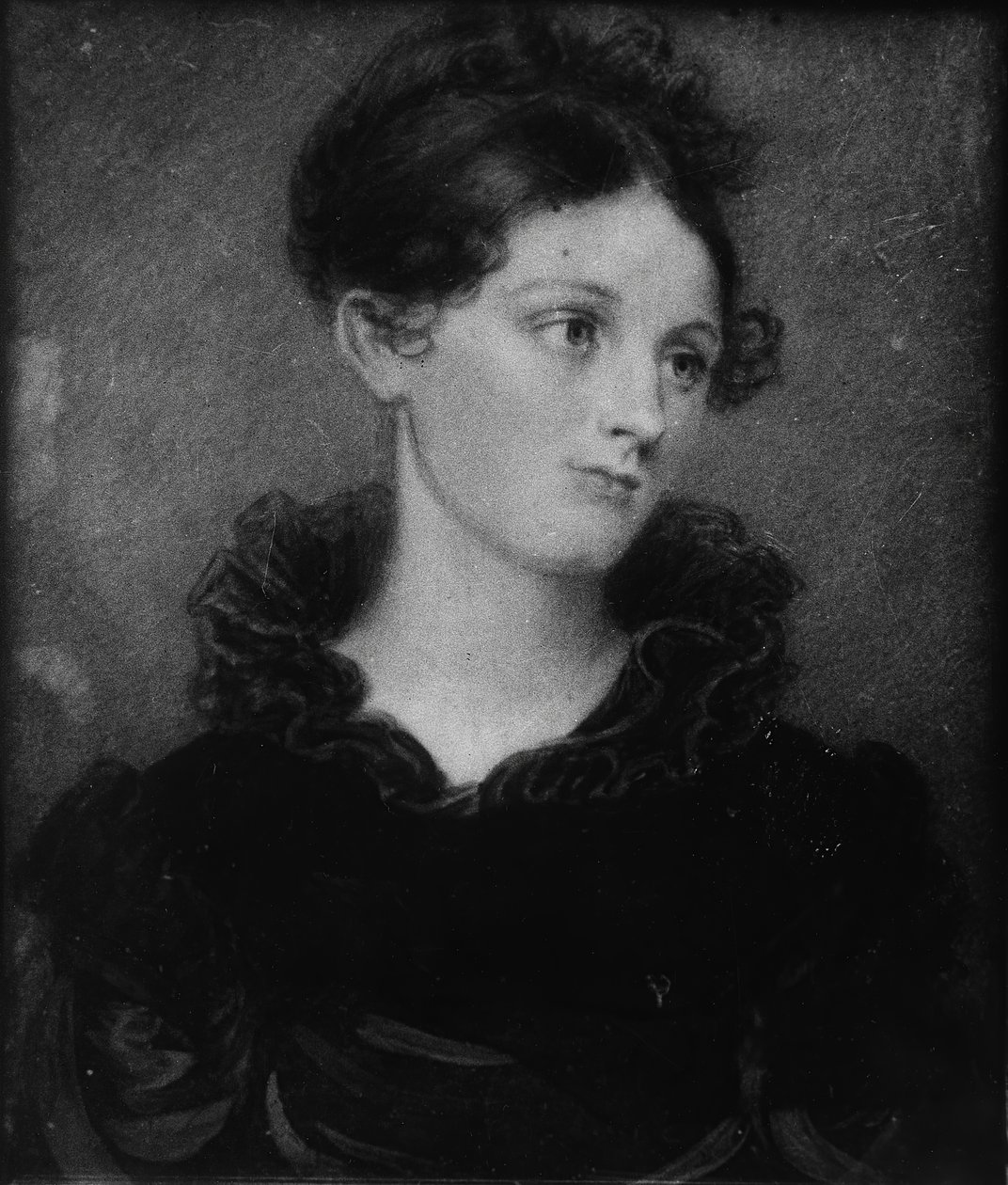 一位女士的画像，约。 1820年。 作者 亨利·英曼