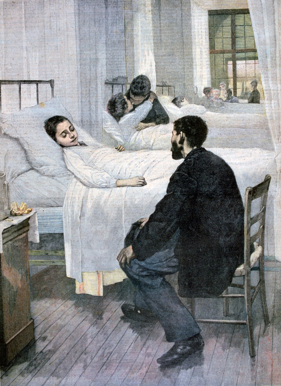 1893年在医院探望日 作者 亨利·儒勒·让·杰弗鲁瓦
