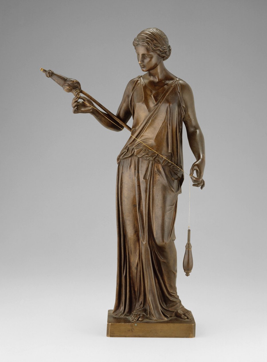 Filatrice或The Spinner，1850年 作者 亨利·柯克·布朗