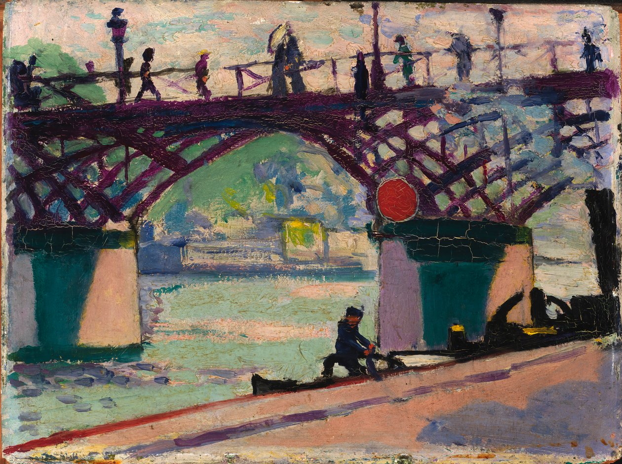 Pont des Arts, 1908-1911. 作者 亨利·莱曼·萨恩
