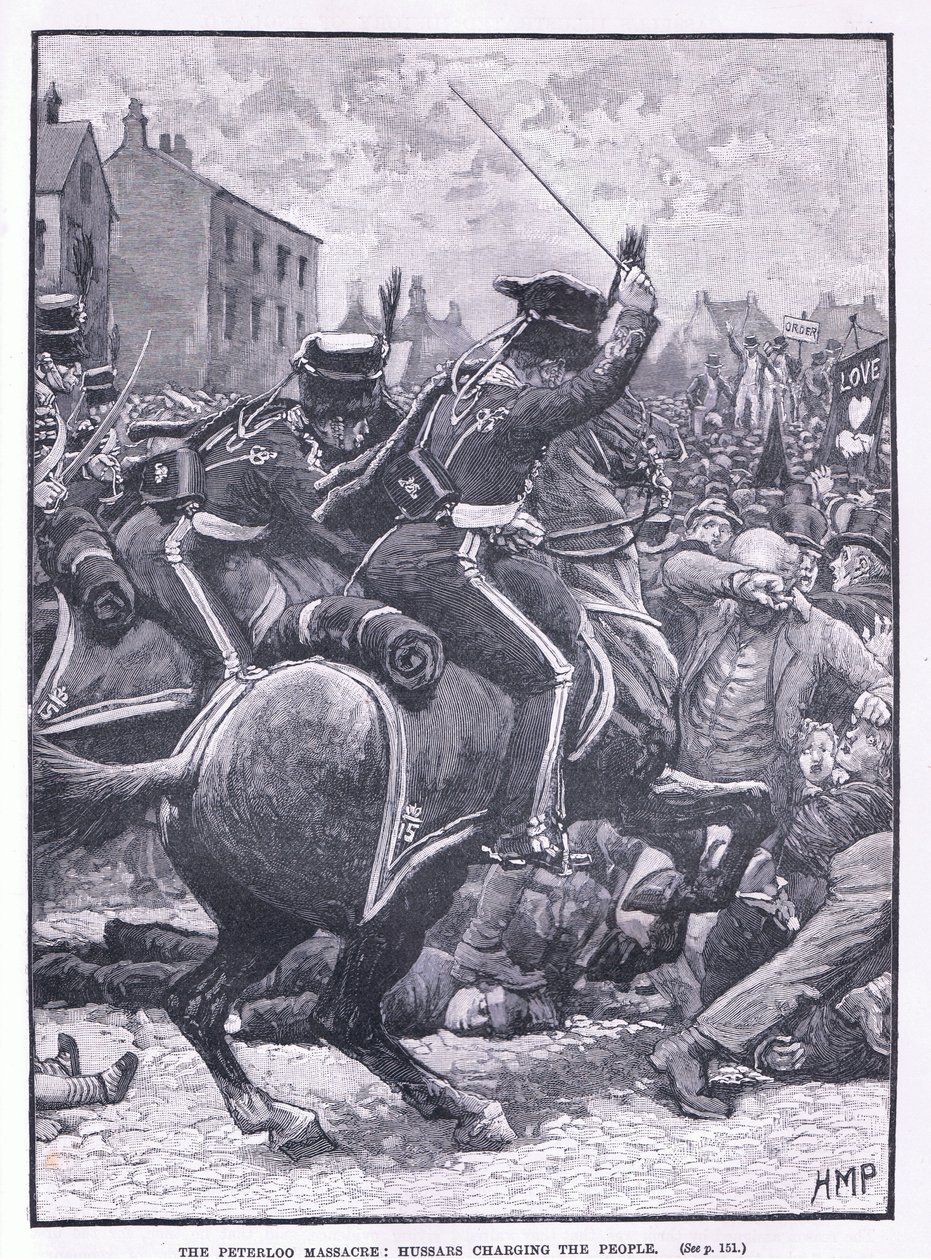 彼得罗大屠杀：Hussars指控人民公元1819年 作者 佩吉特亨利万豪酒店