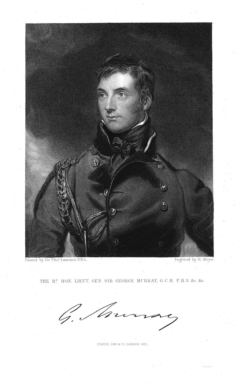 乔治·默里（George Murray）1772-1846年，苏格兰将军和政治家，1831年 作者 亨利·迈耶