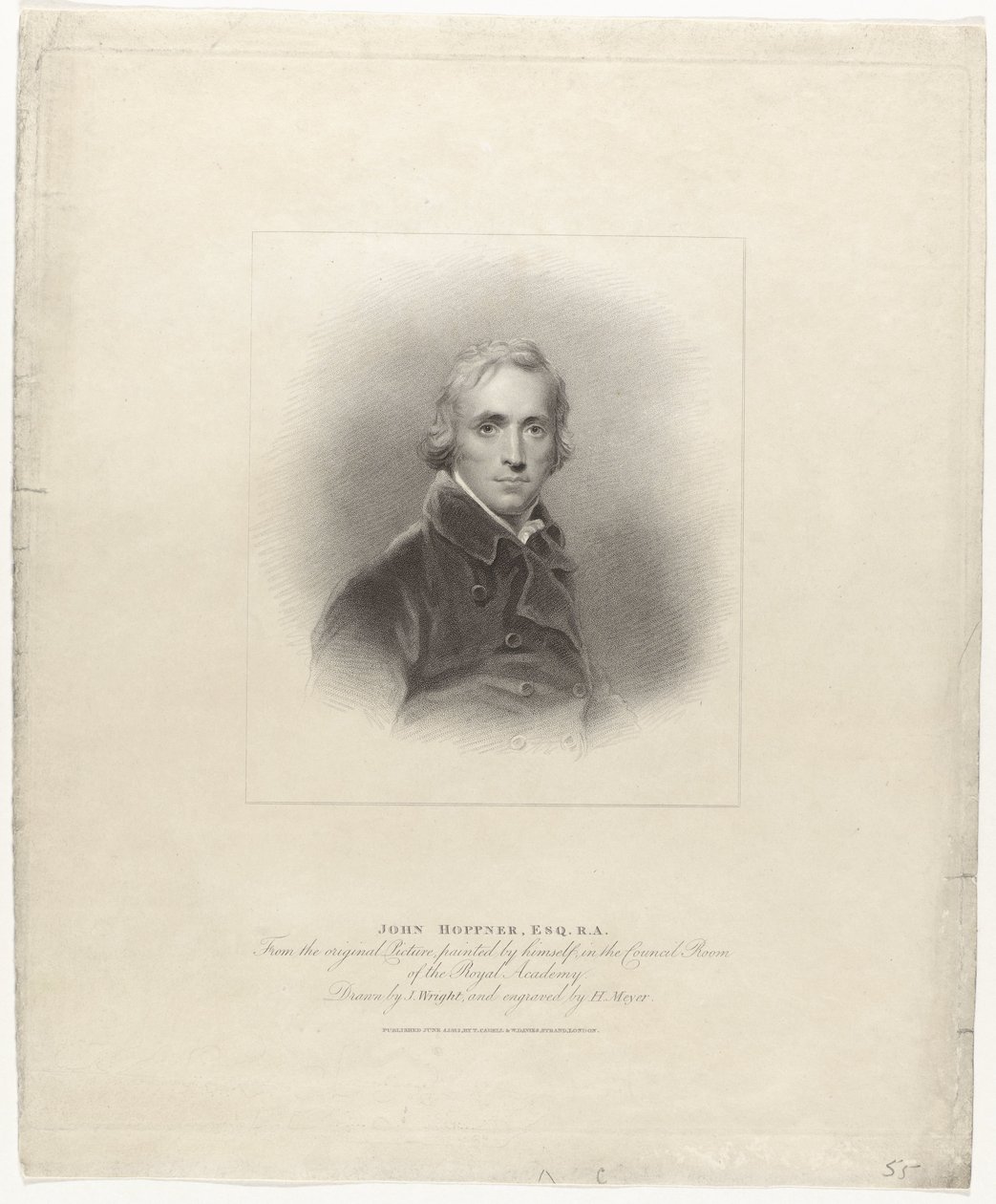 约翰-霍普纳简介
John Hoppner, Esq.R.A.（物上标题）
英国肖像画廊（系列名称）
英国当代肖像画廊（系列名称） 作者 亨利·迈耶