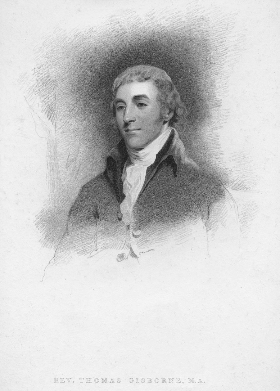 牧师托马斯·吉斯伯恩（Thomas Gisborne），MA，c1814。 作者 亨利·迈耶