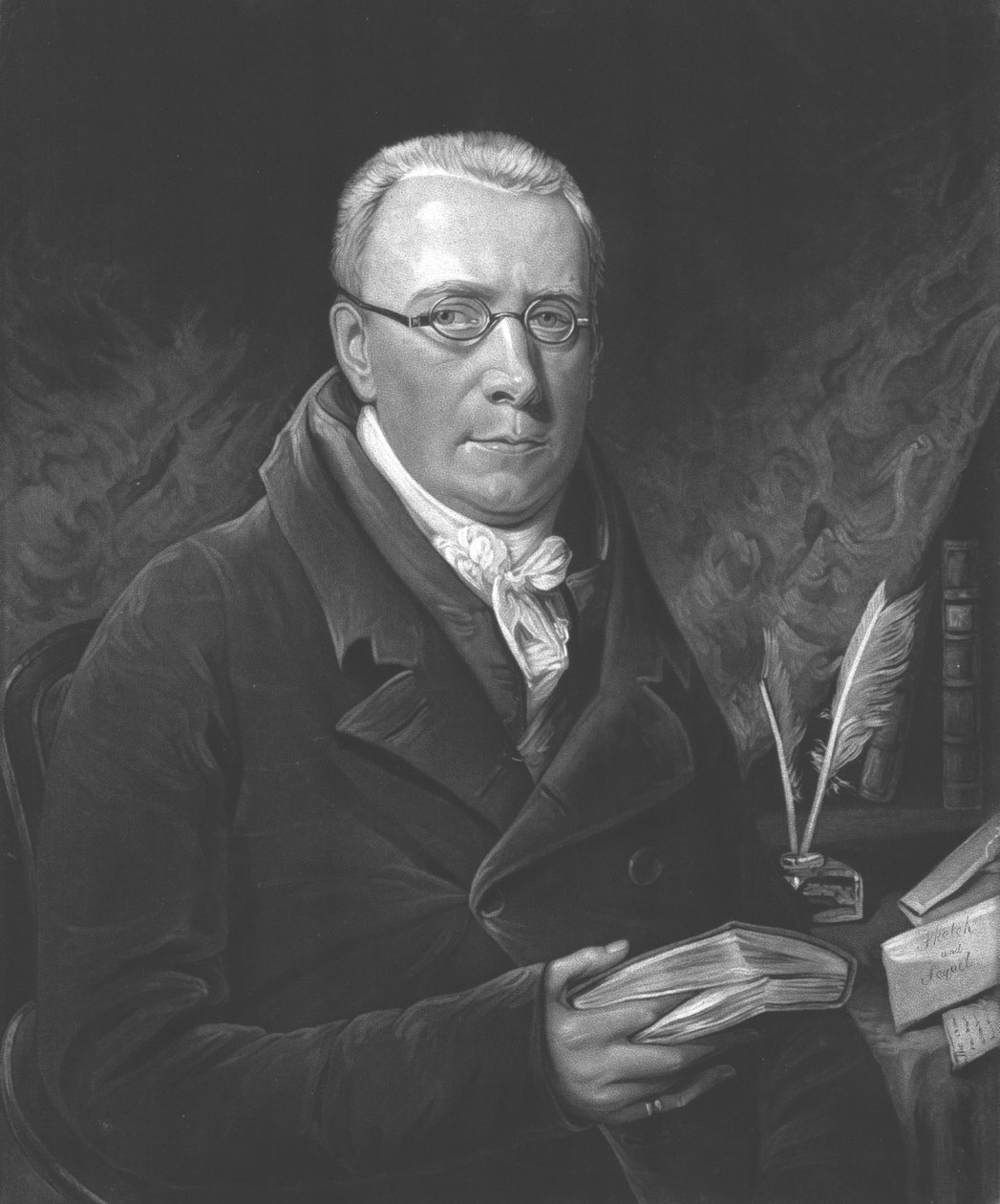 约翰·埃文斯（John Evans）牧师，1812年 作者 亨利·迈耶