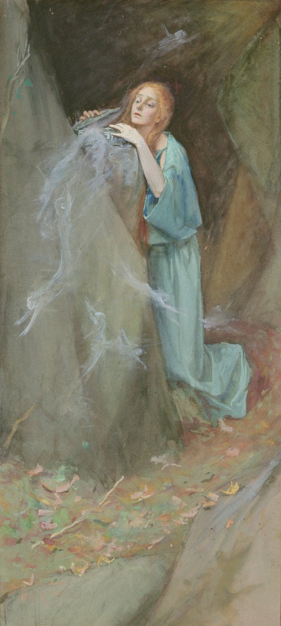 研究潘多拉，1902年 作者 亨利·梅内尔·瑞姆
