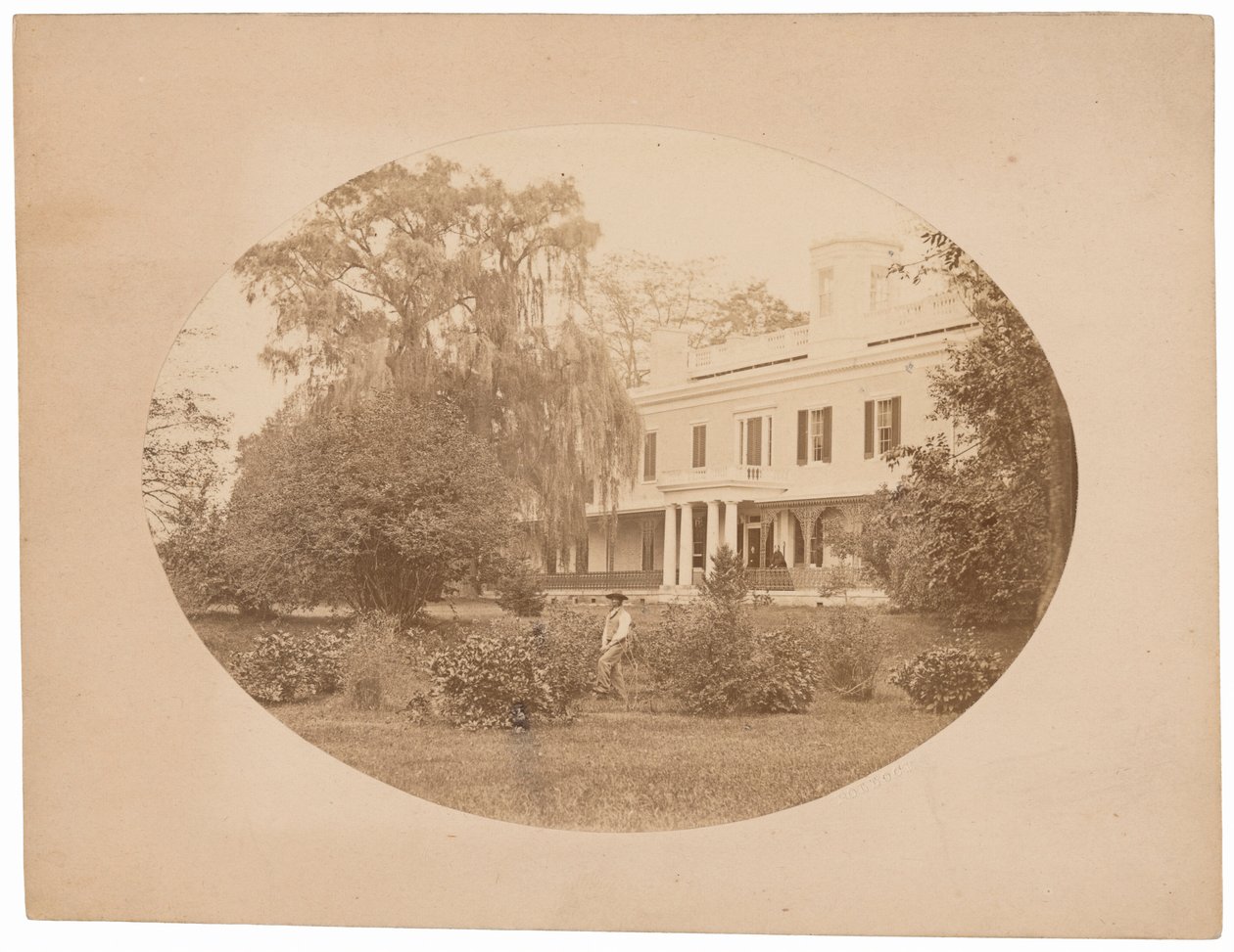 马里兰州多佛雷根庄园，约 1860 年（照片1860 年（照片） 作者 亨利·波洛克