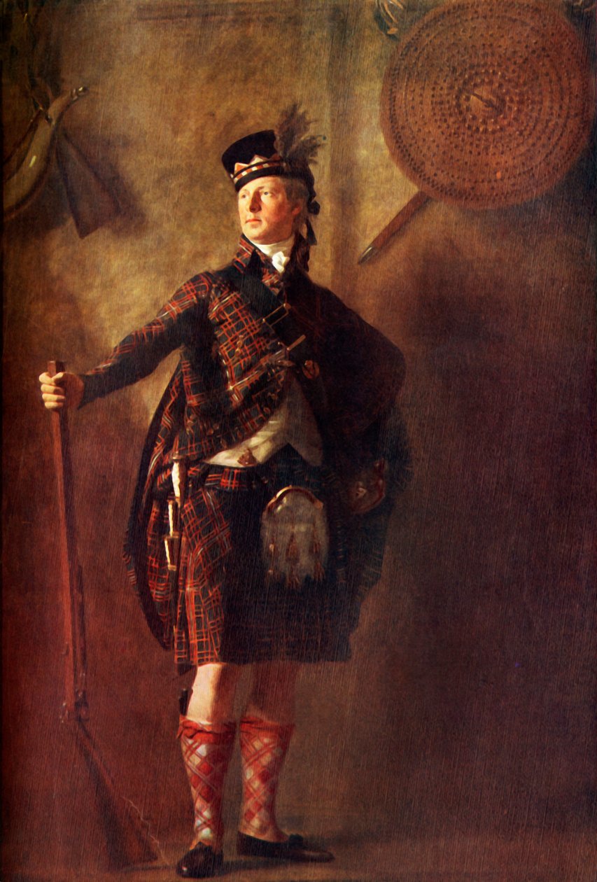 Glengarry的Alastair MacDonell上校》，1812年，1924年。 作者 亨利·雷本