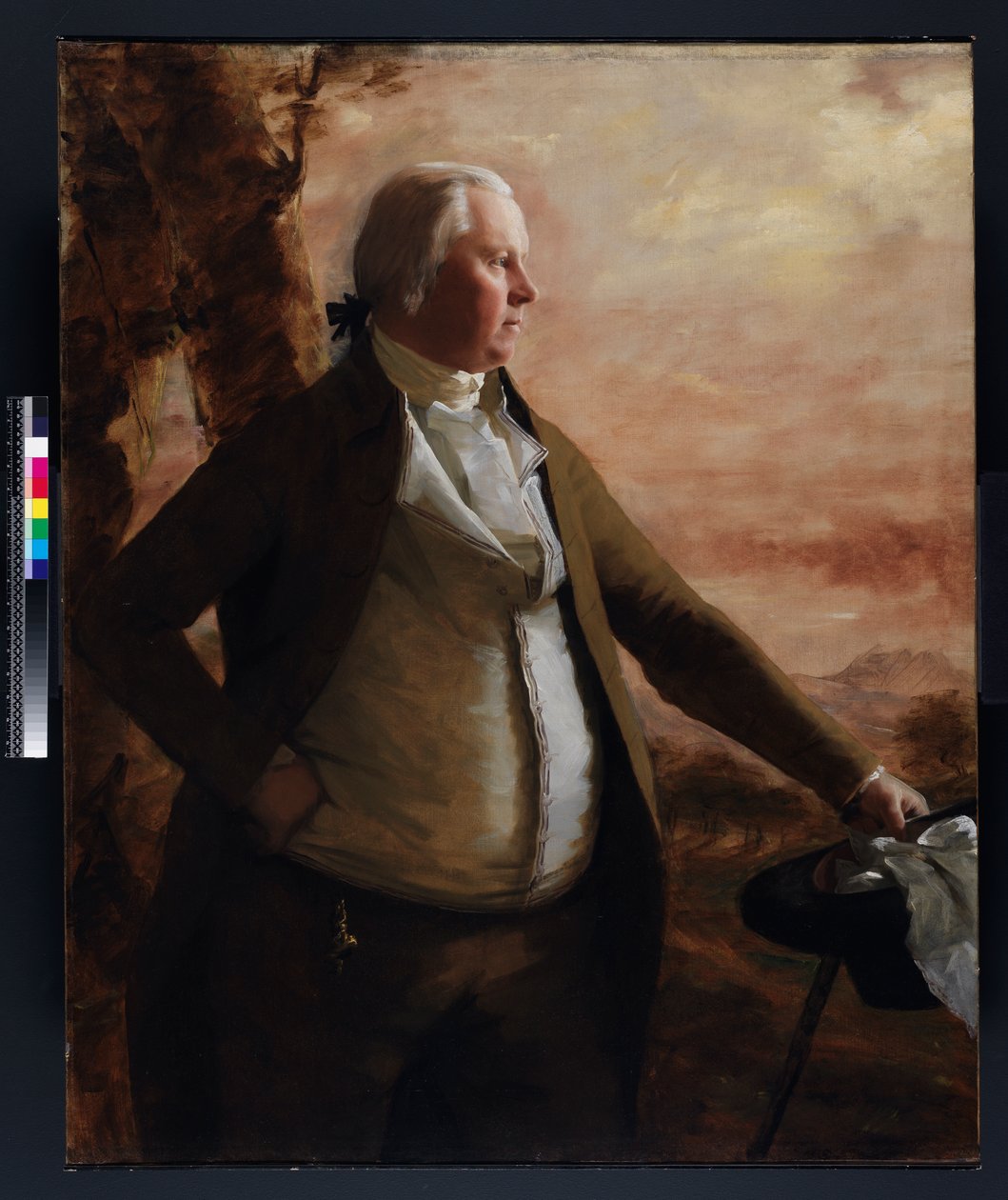 Glendonwyn和Sarton的William Glendonwyn的肖像，1795-1800 作者 亨利·雷本