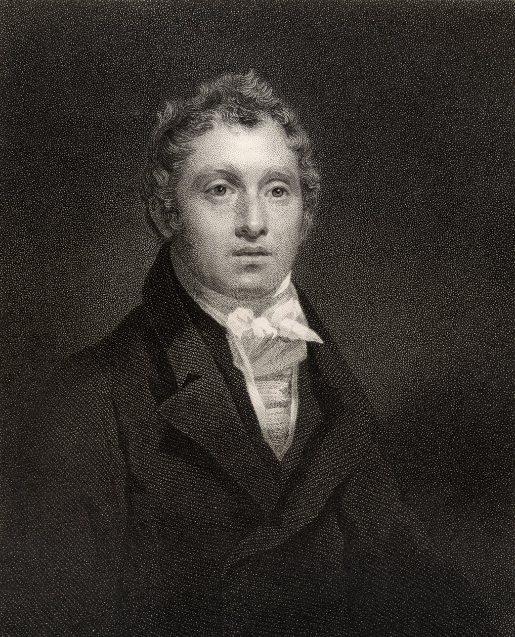 由W. Holl雕刻的David Brewster爵士，来自&39;国家肖像画廊，第四卷&39;，出版于1835年 作者 亨利·雷本