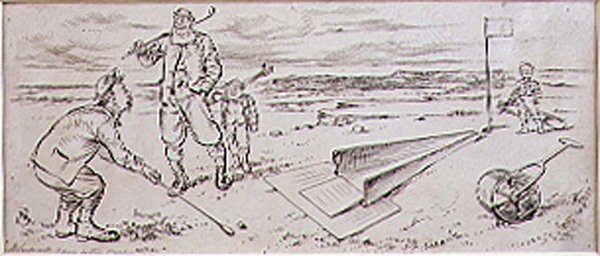导游高尔基》，来自《Graphic》杂志的插图，约1870年出版（平版）。 作者 亨利·桑德考克