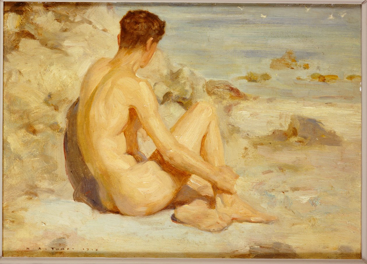 海滩男孩，1912年 作者 亨利·斯科特·图克