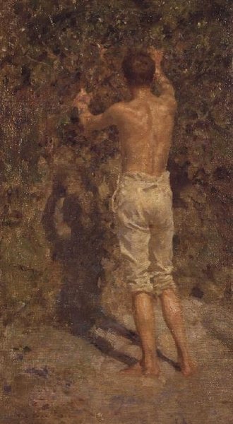 查理的背影，1913年 作者 亨利·斯科特·图克