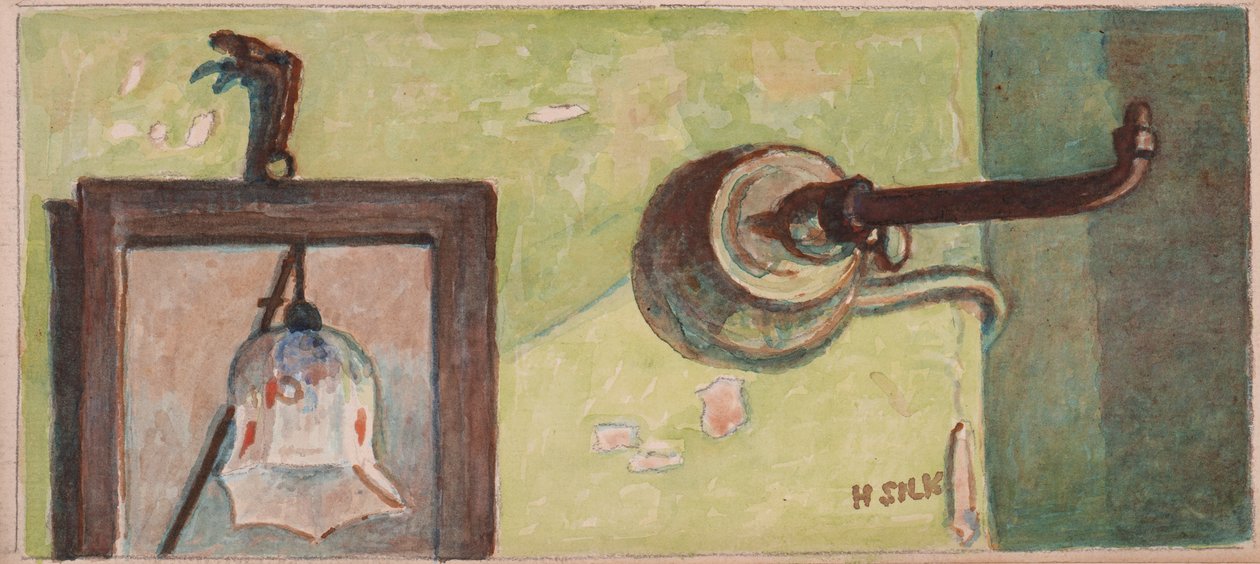 气体配件和镜子，c.1930 作者 亨利·希尔克
