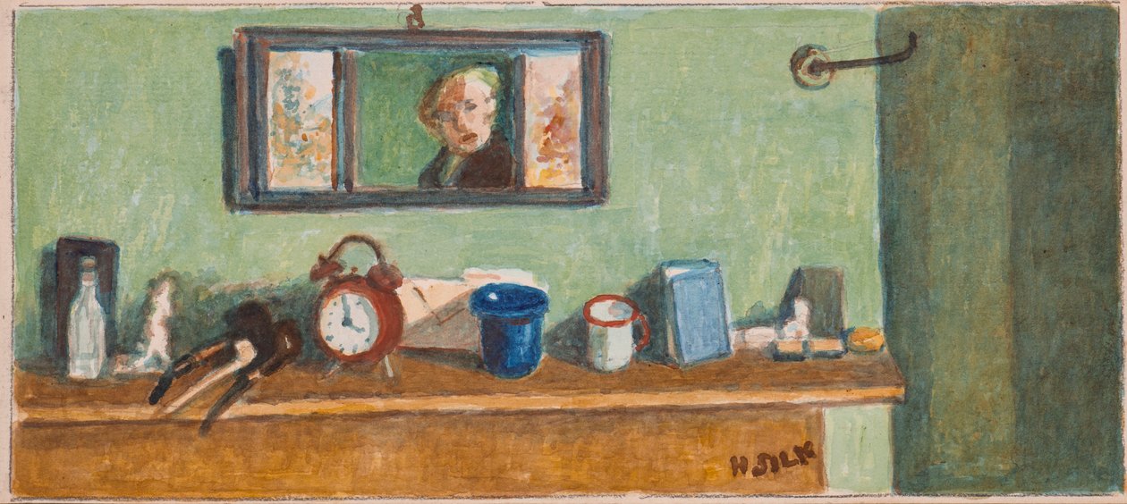 壁炉架，c.1930 作者 亨利·希尔克