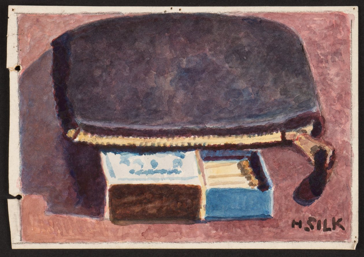 钱包和火柴，c.1930 作者 亨利·希尔克