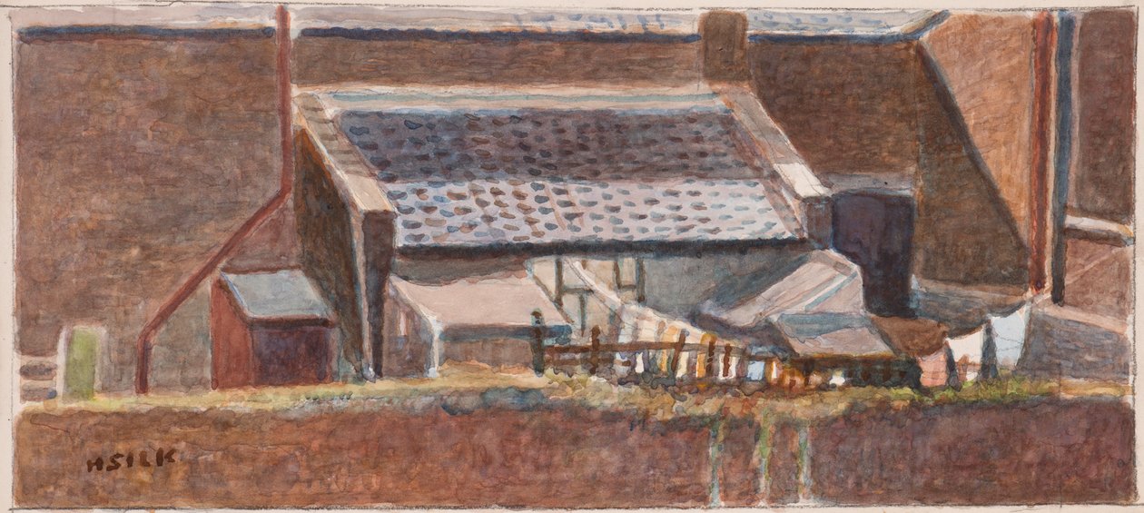 Rounton Road lean-to，c.1930 作者 亨利·希尔克