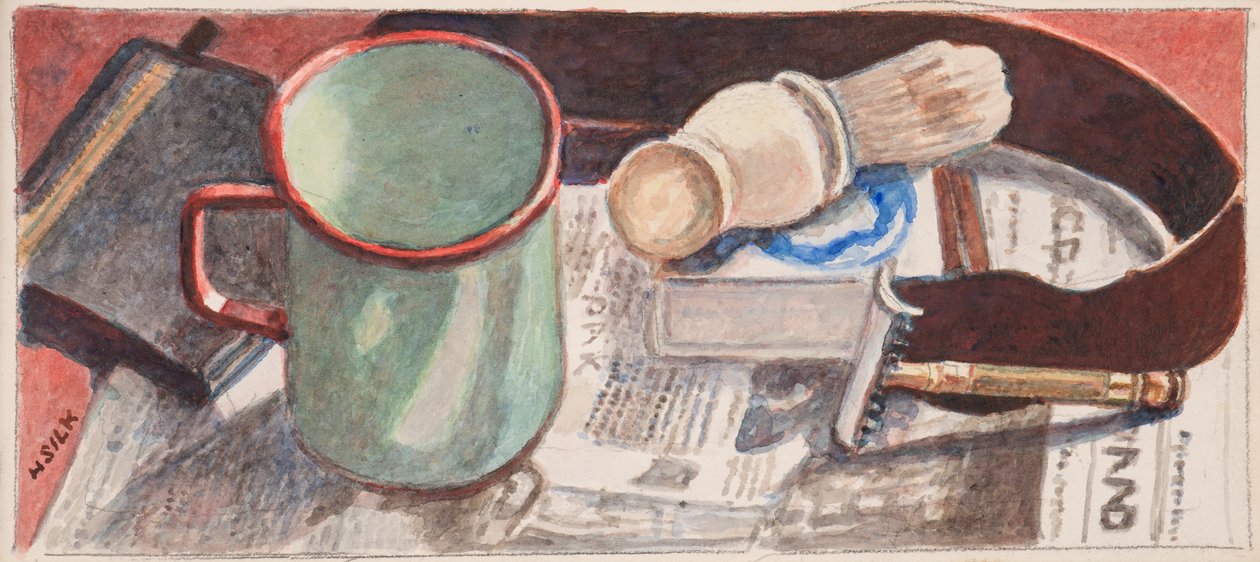 剃须设备，c.1930 作者 亨利·希尔克