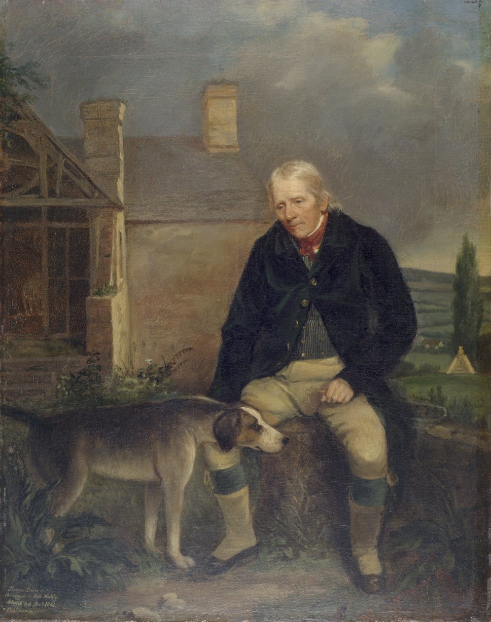 Thomas Lewis，Cefn Mable 的狩猎者，享年 84 岁 作者 亨利·斯珀里尔·帕克曼