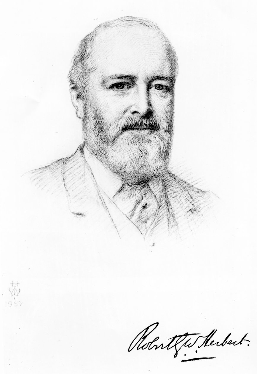 罗伯特赫伯特爵士，1897年 作者 亨利·坦沃斯·威尔斯