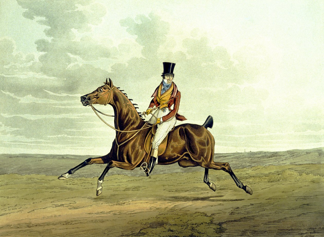 A Meltonian As He Is，刻自“The Meltonians”，由 George Hunt 雕刻 作者 亨利·托马斯（之后）阿尔肯