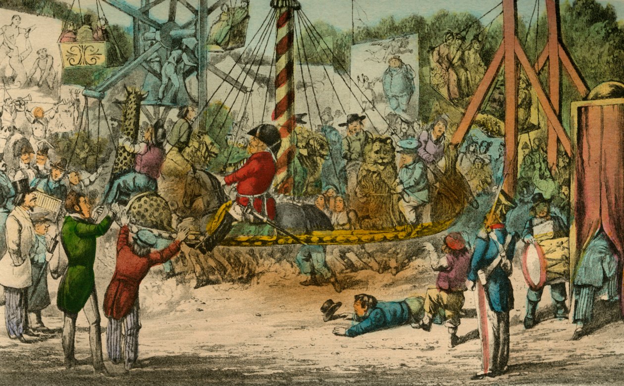 乔罗克斯先生于1838年在圣克劳德的宴会上骑行 作者 亨利·托马斯·阿尔肯