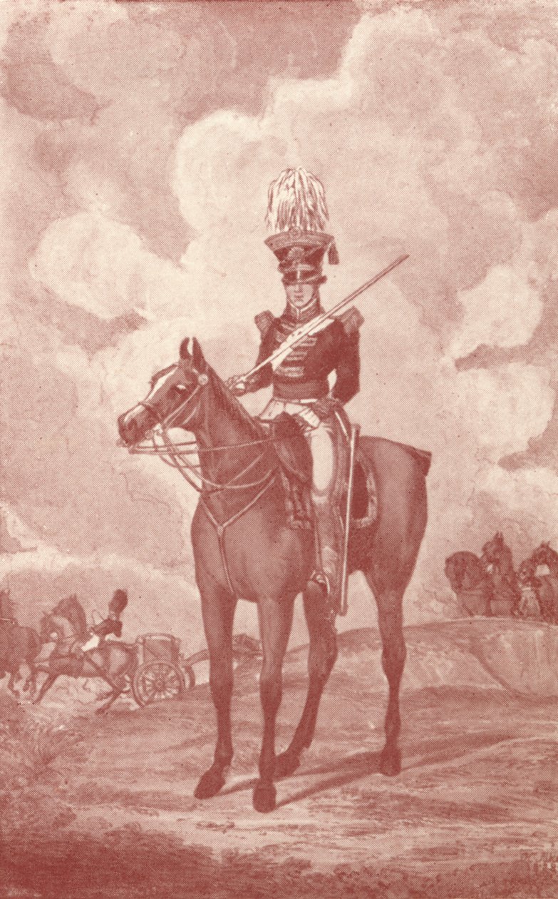 脚炮兵军官，c1825 1909年 作者 亨利·托马斯·阿尔肯