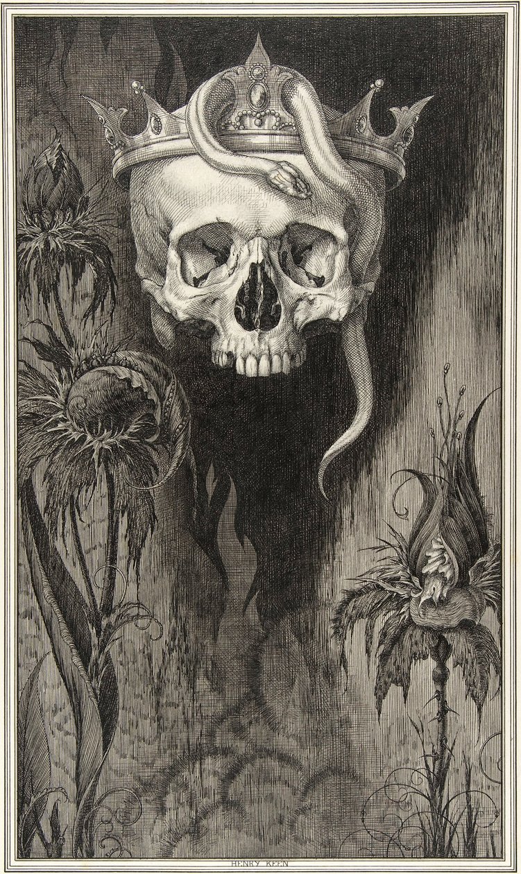 来自马尔菲公爵夫人和白魔鬼的插图，约翰韦伯斯特的两部戏剧（1580年至1634年），pub.1930 作者 亨利·韦斯顿·基恩