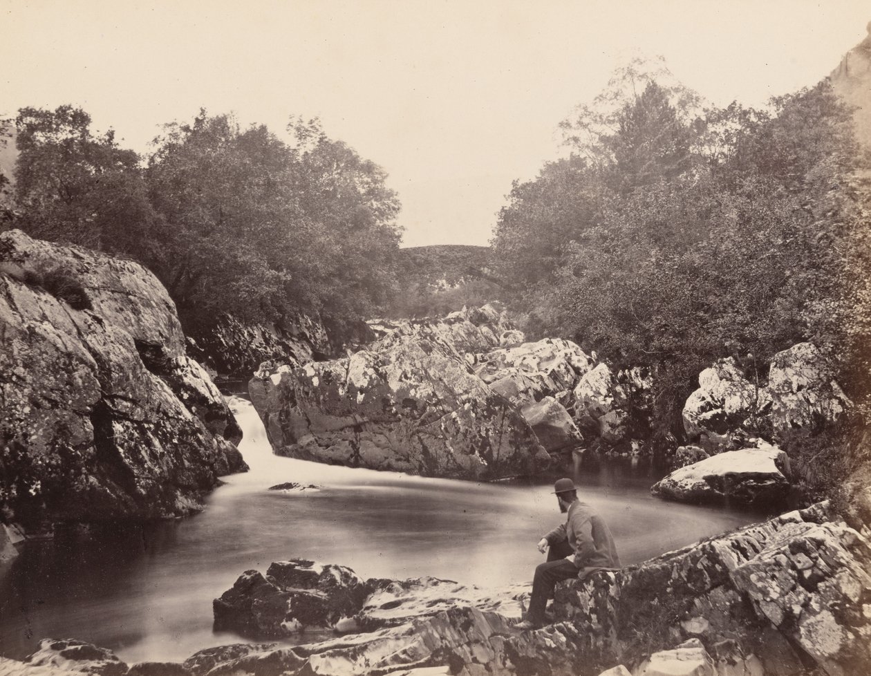 Betws-y-Coed 附近的桥，约 1858 年（照片1858 年（照片） 作者 亨利·怀特